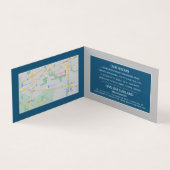 Bed Logo, Bed & Breakfast Unterkunft im Detail Visitenkarten (Innenseite)