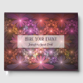 Bed of Blume farbenfrohe Abstrakte Fraktal Art Nam Gästebuch