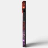 Bed of Blume farbenfrohe Shiny Abstrakte Fraktal K Case-Mate iPhone Hülle (Rückseite / Links)