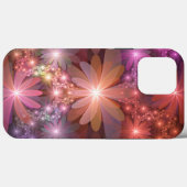 Bed of Blume farbenfrohe Shiny Abstrakte Fraktal K Case-Mate iPhone Hülle (Rückseite (Horizontal))