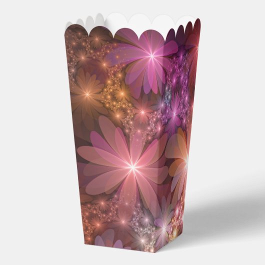 Bed of Blume farbenfrohe Shiny Abstrakte Fraktal K Geschenkschachtel (Rückseite)