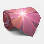 Bed of Blume farbenfrohe Shiny Abstrakte Fraktal K Krawatte (Gerollt)