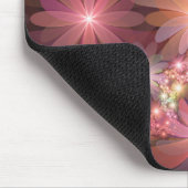 Bed of Blume farbenfrohe Shiny Abstrakte Fraktal K Mousepad (Ecke)