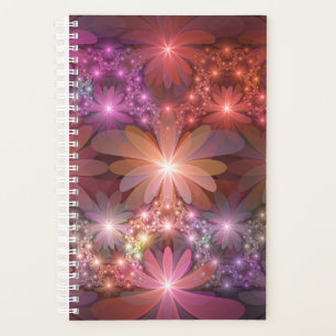 Bed of Blume farbenfrohe Shiny Abstrakte Fraktal K Planer
