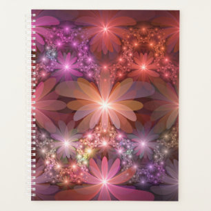 Bed of Blume farbenfrohe Shiny Abstrakte Fraktal K Planer