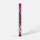 Bed of Blume farbenfrohe Shiny Abstrakte Fraktal K Samsung Galaxy Hülle (Rechte Seite)