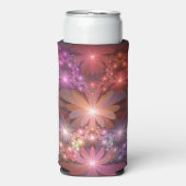 Bed of Blume farbenfrohe Shiny Abstrakte Fraktal K Selters Dosenkühler (Seltzer Vorderseite)