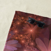 Bed of Blume farbenfrohe Shiny Abstrakte Fraktal K Strandtuch (Beispiel)