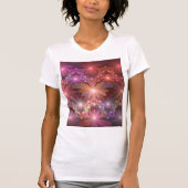 Bed of Blume farbenfrohe Shiny Abstrakte Fraktal K T-Shirt (Vorderseite)