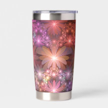 Bed of Blume farbenfrohe Shiny Abstrakte Fraktal K