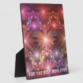 Bed of Blume Shiny Abstraktes Fraktal Kunst, Dicht Fotoplatte (Seite)