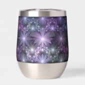 Bed of Blume Trendy Shiny Abstraktes Fraktal Kunst (Rückseite)