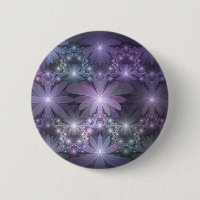 Bed of Blume Trendy Shiny Abstraktes Fraktal Kunst