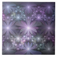 Bed of Blume Trendy Shiny Abstraktes Fraktal Kunst