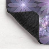 Bed of Blume Trendy Shiny Abstraktes Fraktal Kunst Mousepad (Ecke)