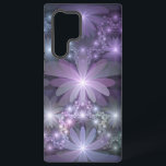 Bed of Blume Trendy Shiny Abstraktes Fraktal Kunst Samsung Galaxy Hülle<br><div class="desc">Die beeindruckende Fraktal-Kunst,  glänzende violette,  graue Fantasie-Blume. Einzigartiges Design für Ihre Samsung Galaxy S22 Ultra Gehäuse und mehr.</div>