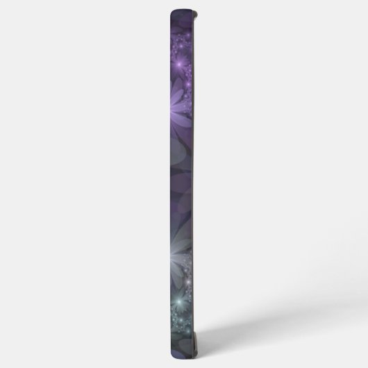 Bed of Blume Trendy Shiny Abstraktes Fraktal Kunst Samsung Galaxy Hülle (Linke Seite)