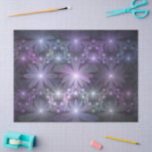 Bed of Blume Trendy Shiny Abstraktes Fraktal Kunst Seidenpapier (Basteln)