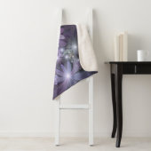 Bed of Blume Trendy Shiny Abstraktes Fraktal Kunst Sherpadecke (Beispiel)