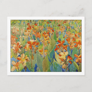 Bed of Blume von Maurice Prendergast Postkarte