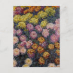 Bed of Chrysanthemas von Claude Monet Postcard Postkarte<br><div class="desc">Monet - ein Fest der Meister der Kunst</div>