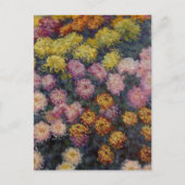 Bed of Chrysanthemas von Claude Monet Postcard Postkarte (Vorderseite)