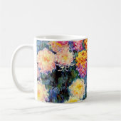 Bed of Chrysanthemums von Monet Kaffeetasse (Links)