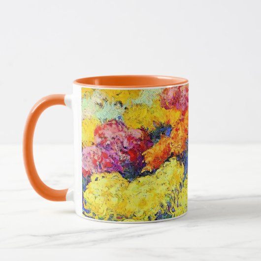 Bed of Chrysanthemums von Monet Tasse (Links)