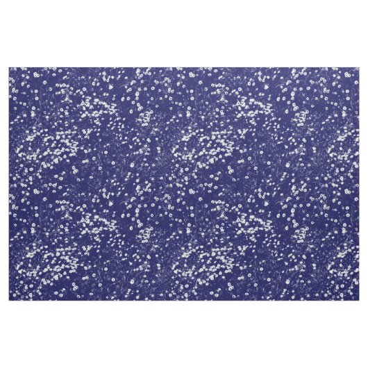 Bed of Daisies HC - Indigo und White Stoff (Yard (91,4 cm))