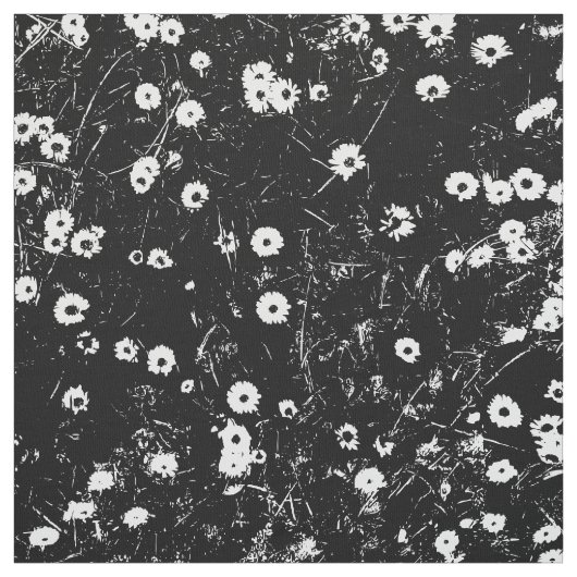 Bed of Daisies HC - Schwarz und Weiß Stoff (Muster)