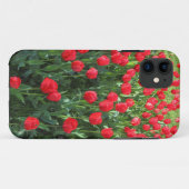 Bed of Red Tulips 01 Case-Mate iPhone Hülle (Rückseite (Horizontal))