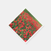 Bed of Red Tulips 02 Serviette (Ecke)