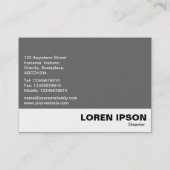 Bed of Red Tulips 02 Visitenkarte (Rückseite)