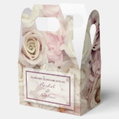 Bed of Rose Gable Box-Gastgeschenke Hochzeiten Geschenkschachtel (Geöffnet)