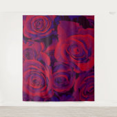 Bed of Rose Tapestry Wandteppich (Vorderseite)