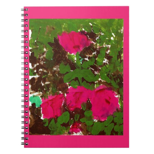 Bed of Roses Classic Notebook Notizblock (Vorderseite)