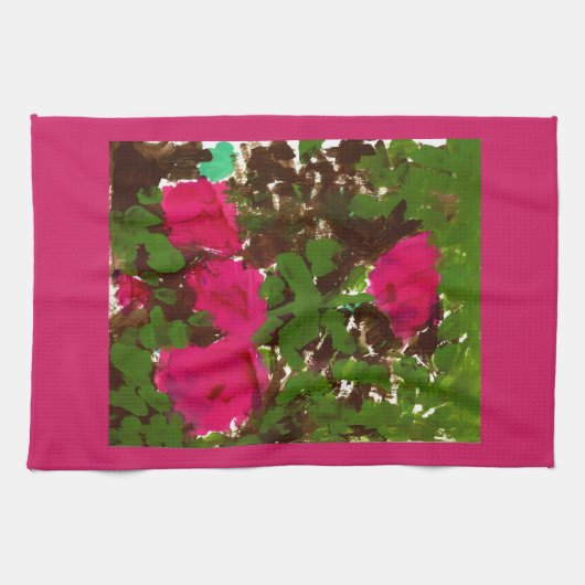 Bed of Roses Geschirrtuch (Horizontal)