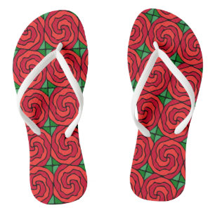Bed of Rote Rosen Badesandalen