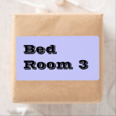 Bed Room 3 Moving Labels in Extra hellblau (Insitu)