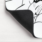 Bed Sleep Cat Dream Kitten Gute Freunde Mousepad (Ecke)