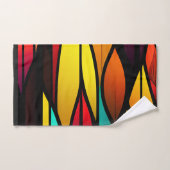 Bed Stached Glass cattails Mosaik Muster Badhandtuch Set (Handtuch)