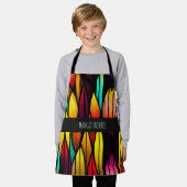 Bed Stached Glass cattails Mosaik Muster Schürze (Getragen)