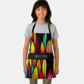 Bed Stached Glass cattails Mosaik Muster Schürze (Insitu)