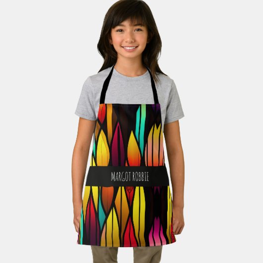 Bed Stached Glass cattails Mosaik Muster Schürze (Insitu)