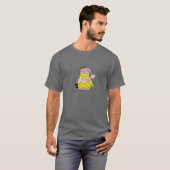 Bed Time Pear Grau T - Shirt (Vorne ganz)