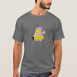Bed Time Pear Grau T - Shirt