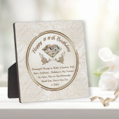 Bedachtlich Personalisiert für sie, Brauch Geburts Fotoplatte