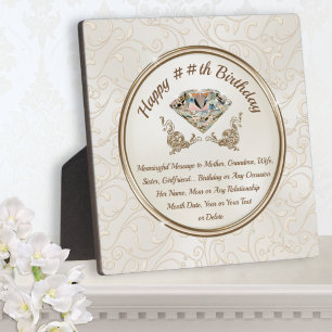 Bedachtlich Personalisiert für sie, Brauch Geburts Fotoplatte