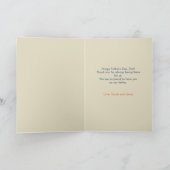 Bedachtlicher Herzenslust Vatertag Karte (Innenseite)