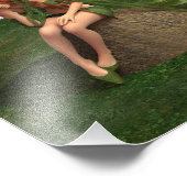 Bedachtungsvoll Fairy Fotodruck (Ecke)